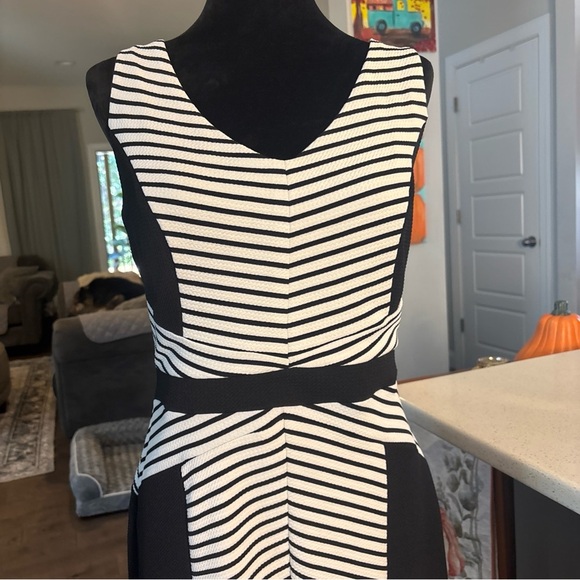Shelby & Palmer Dresses & Skirts - Shelby & Palmer Black and White Striped Dress